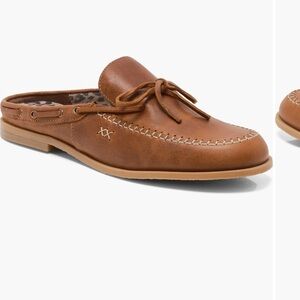 Free People Seas the Day Boat Shoe Loafer Mule size 7